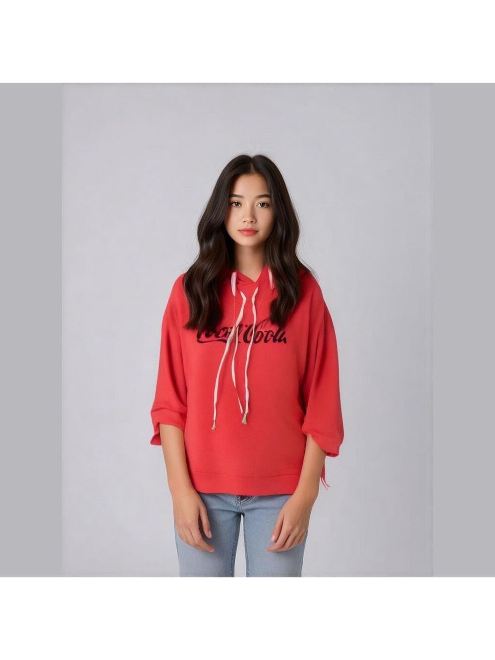 Coca-Cola girls size medium 15-17 sweatshirt